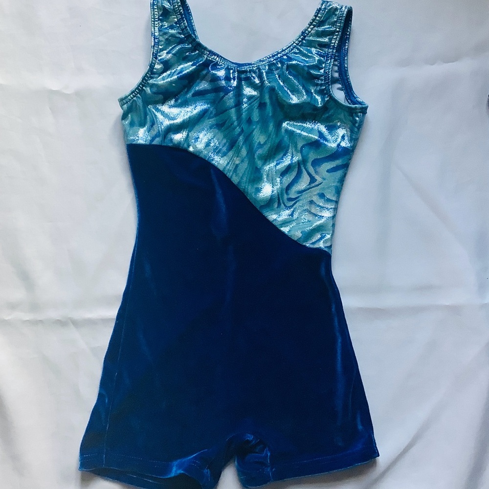 Motionwear Royal Blue Leotard girls 6y
